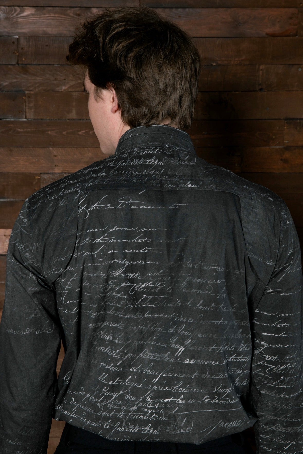 Grigio Script Shirt