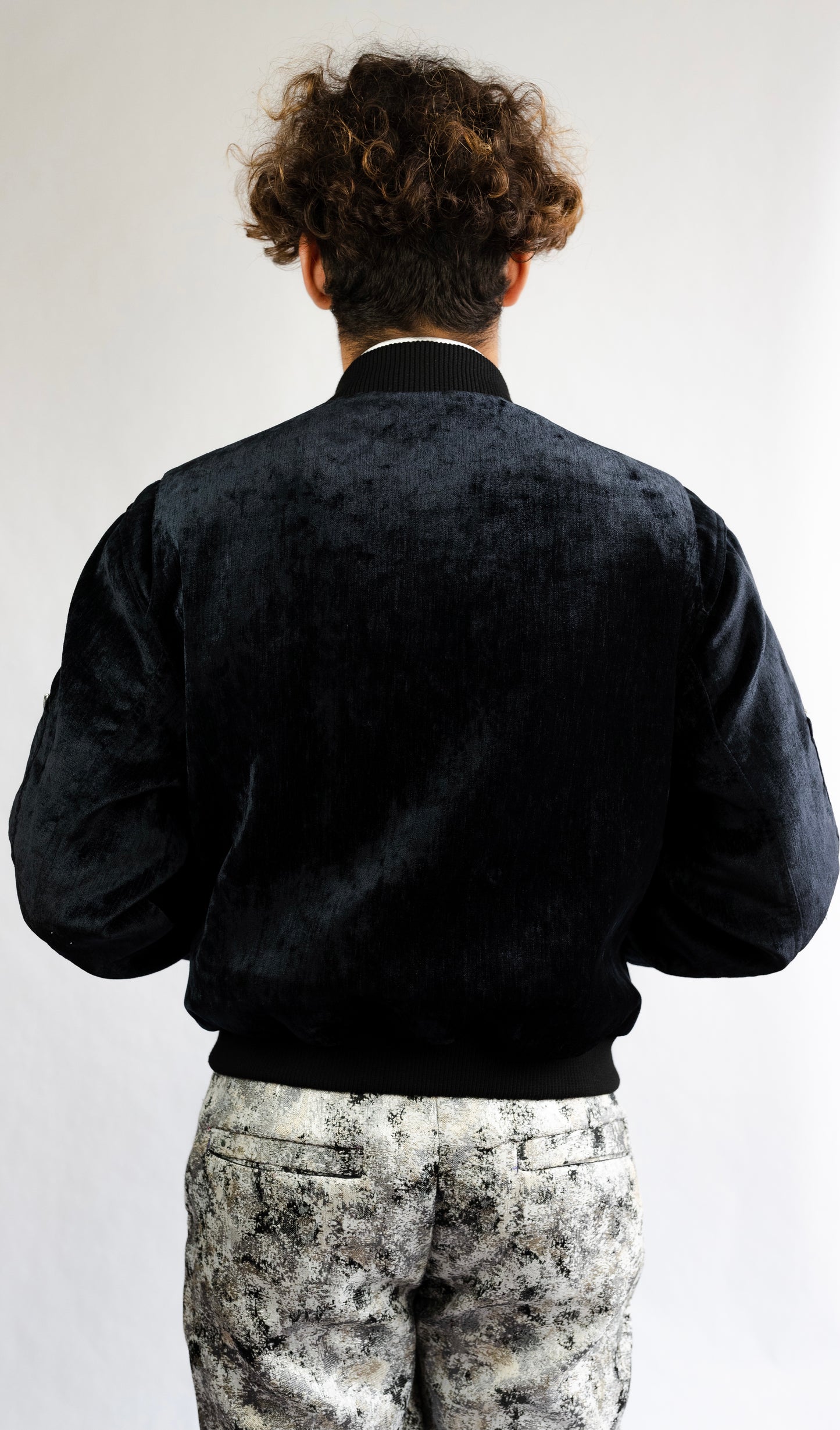 Chenille Bomber Jacket