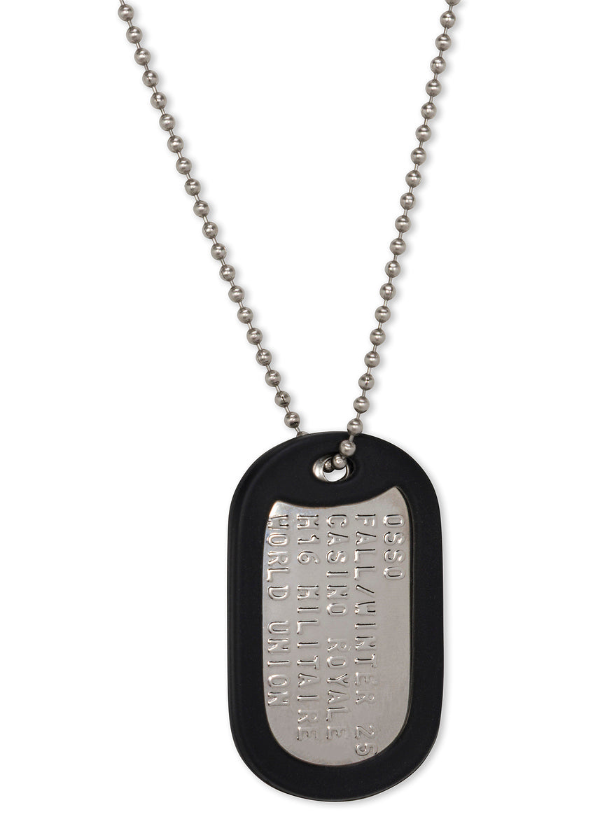 DOUBLE-O DOG TAG NECKLACE