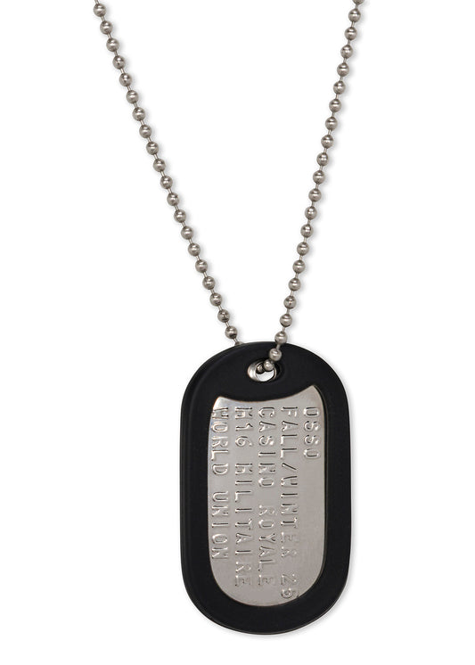DOUBLE-O DOG TAG NECKLACE