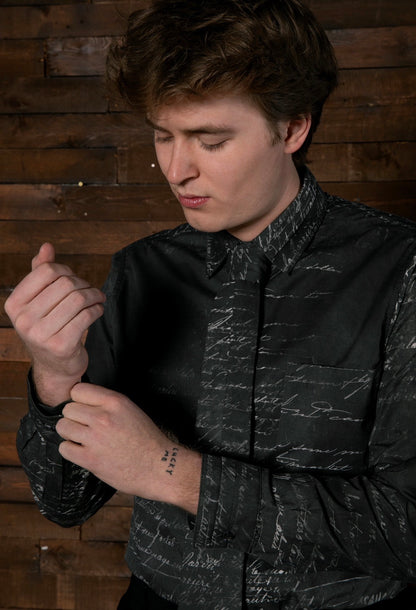 Grigio Script Shirt
