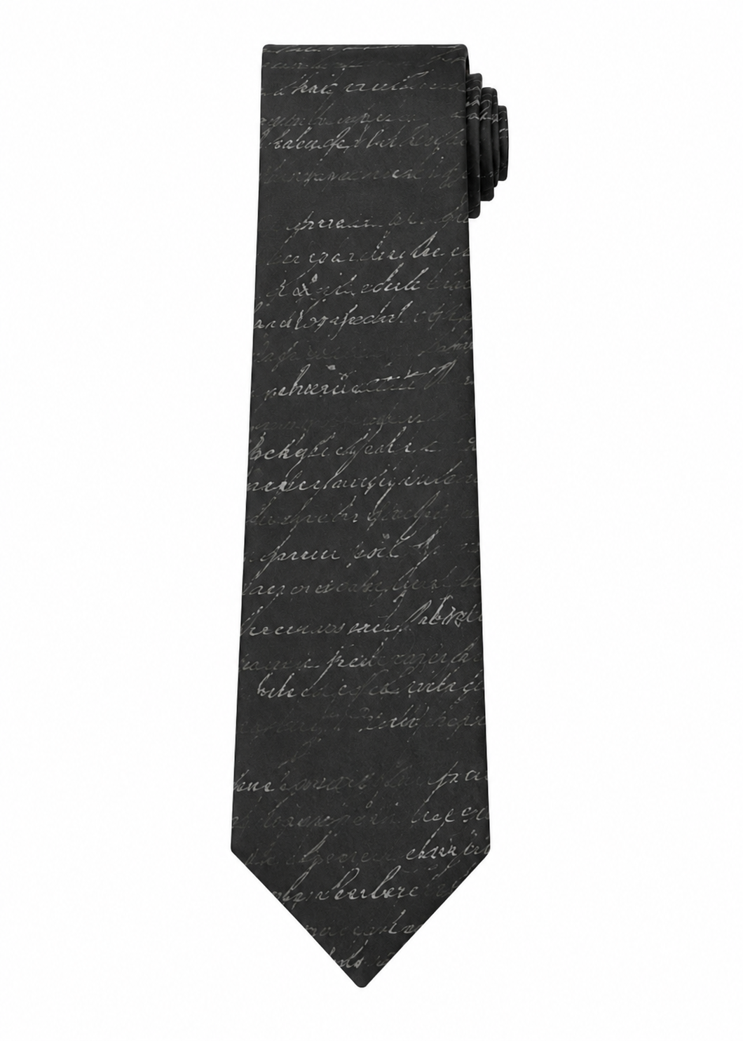 Grigio Script Tie