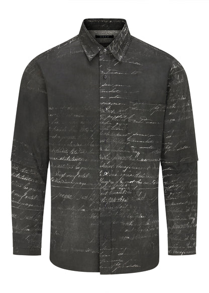 Grigio Script Shirt