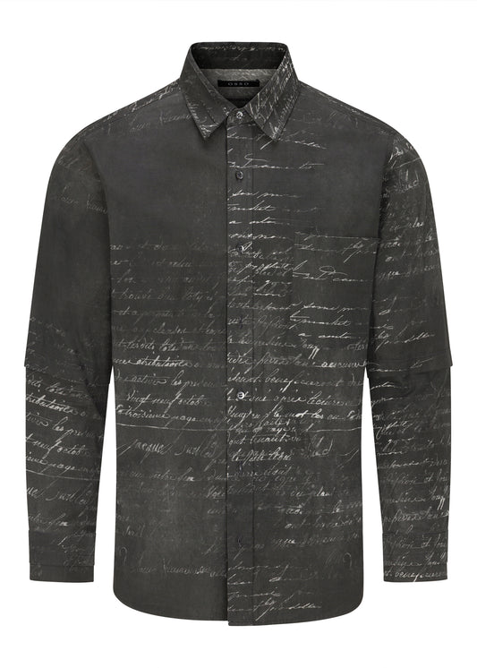 Grigio Script Shirt
